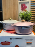 Le Creuset Signature Cast Iron 20cm Round Casserole Sakura in Chiffon Pink