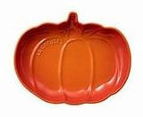 Le Creuset Pumpkin Medium Dish Plate 23cm